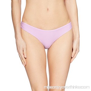 PilyQ Women's Lilac Basic Ruched Bikini Bottom Full Swimsuit Large B079NYNMHC